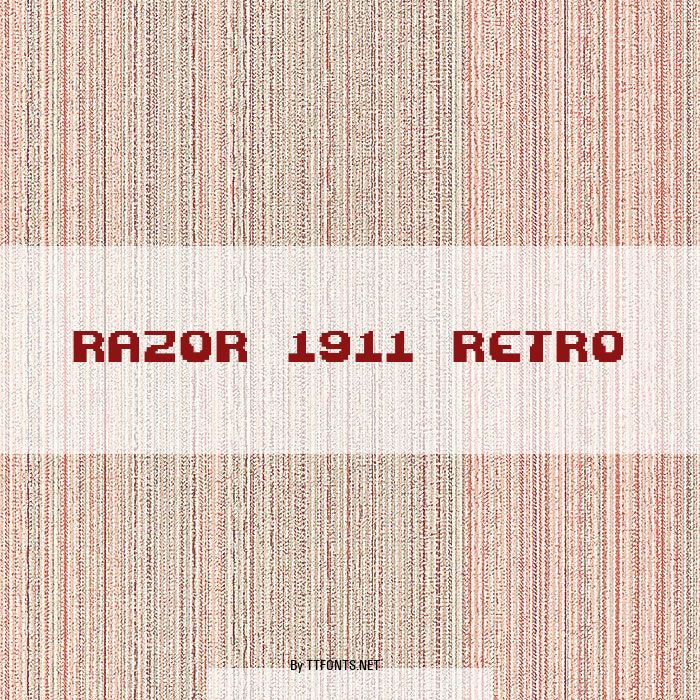 Razor 1911 Retro example